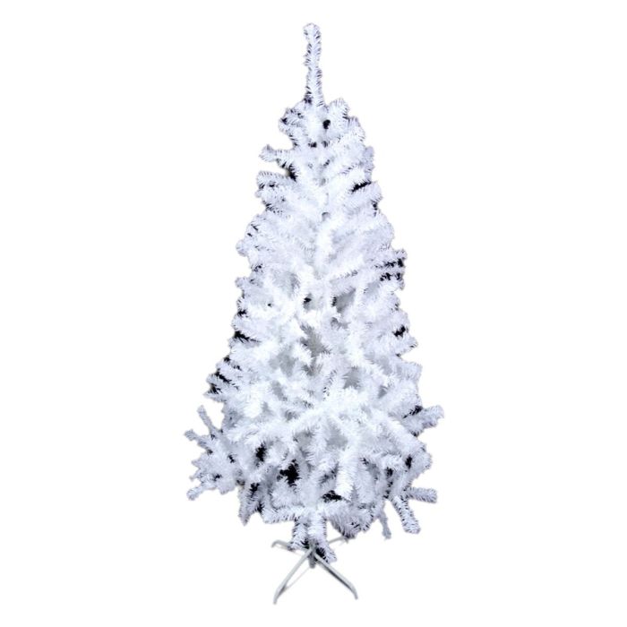 Árbol de Navidad Blanco PVC Metal Polietileno 100 x 100 x 180 cm