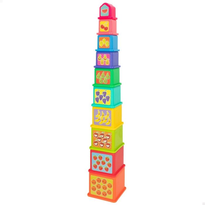 Bloques Apilables PlayGo 10,2 x 50,8 x 10,2 cm 4 Unidades 4
