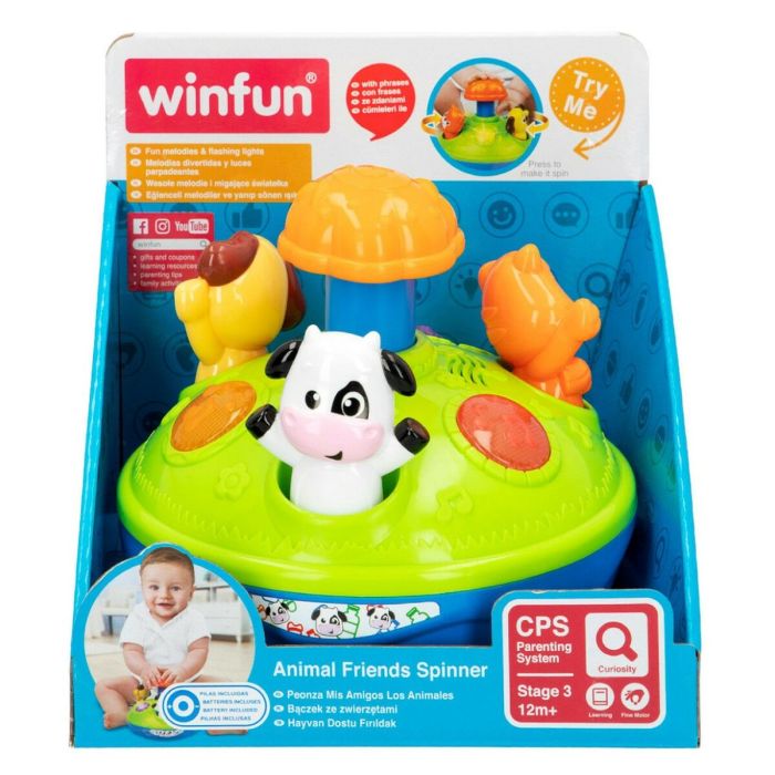 Juguete Interactivo para Bebés Winfun Animales 18 x 15 x 18 cm (6 Unidades) 1