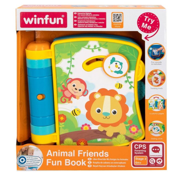 Libro interactivo infantil Winfun 16,5 x 16,5 x 4 cm (6 Unidades) 3