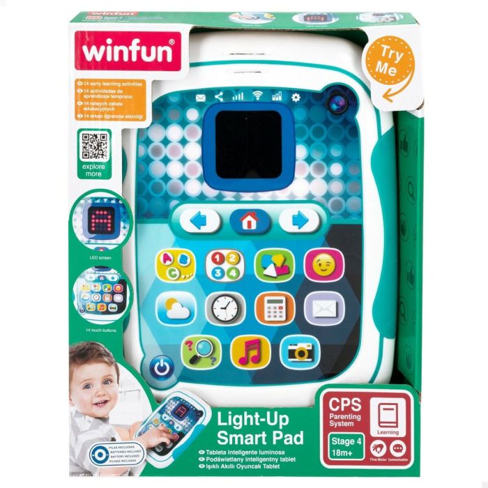 Tablet Interactiva para Bebé Winfun 18 x 24 x 2,5 cm (6 Unidades) 1