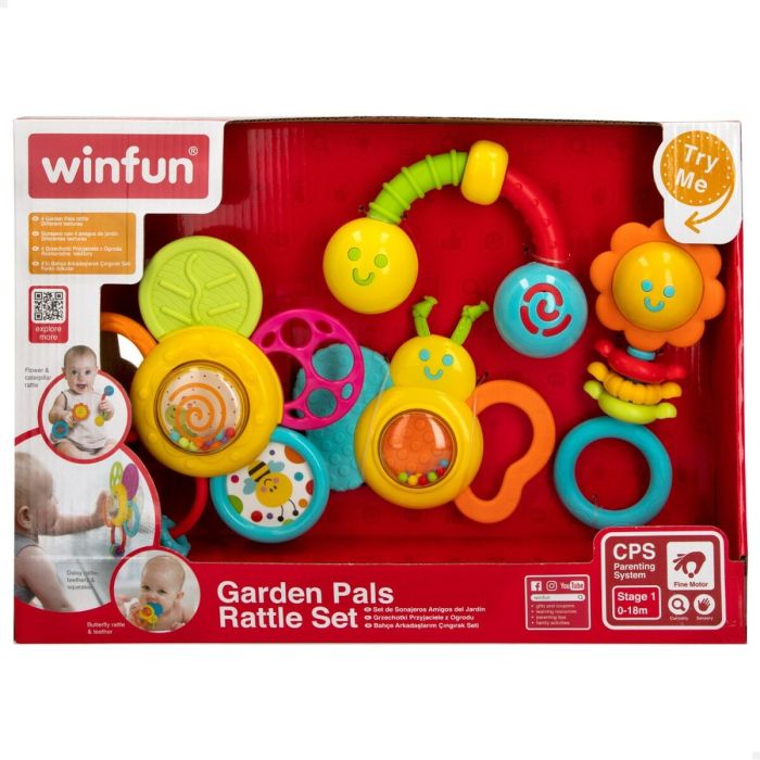 Set de sonajeros Winfun 4 Piezas 16 x 16 x 4,5 cm (6 Unidades) 3