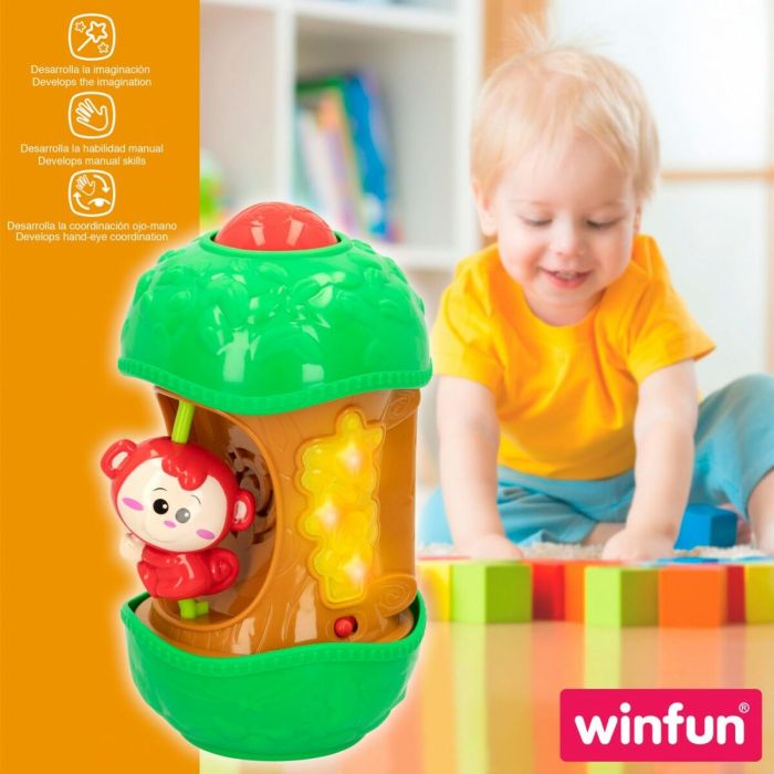 Juguete Interactivo para Bebés Winfun Mono 11,5 x 20,5 x 11,5 cm (6 Unidades) 3