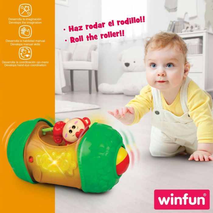 Juguete Interactivo para Bebés Winfun Mono 11,5 x 20,5 x 11,5 cm (6 Unidades) 2