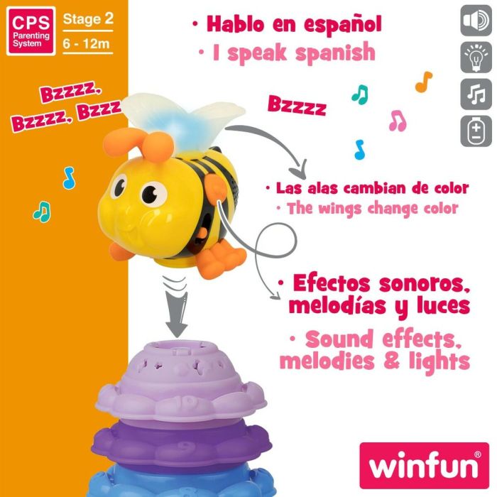 Bloques Apilables Winfun Abeja 13 x 35,5 x 13 cm 2 Unidades 5