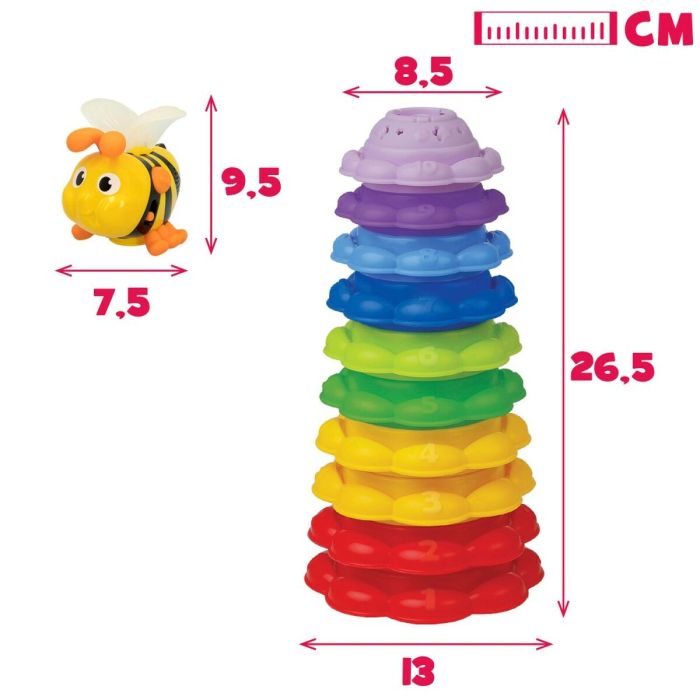 Bloques Apilables Winfun Abeja 13 x 35,5 x 13 cm 2 Unidades 1