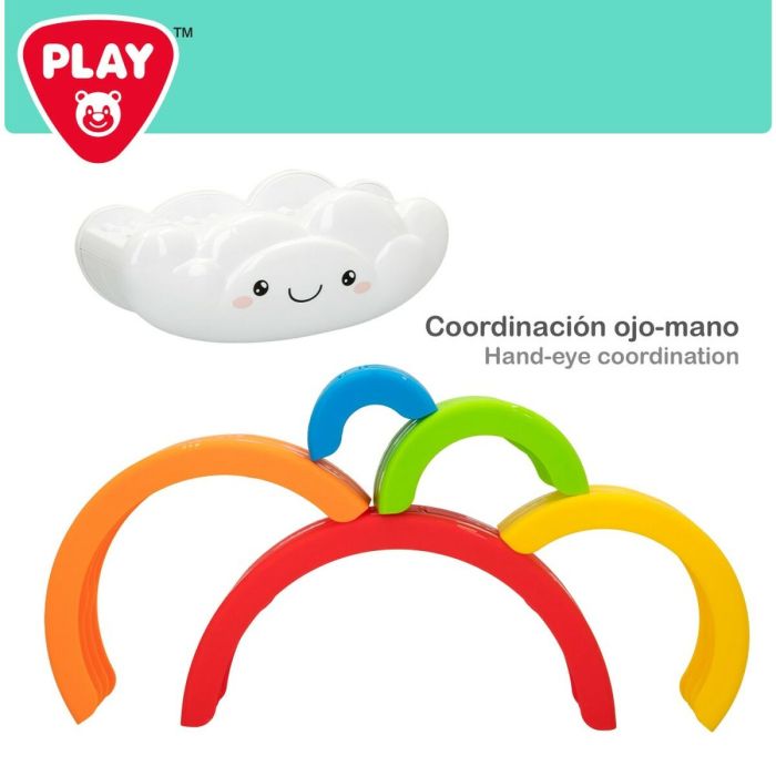 Juego de Habilidad para Bebé PlayGo Arcoíris 6 Piezas 21,5 x 16 x 8,5 cm (6 Unidades) 4
