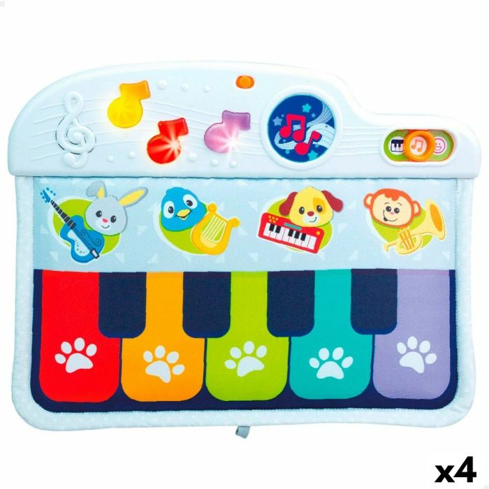 Piano Interactivo para Bebé Winfun 42 x 3 x 32 cm (4 Unidades)