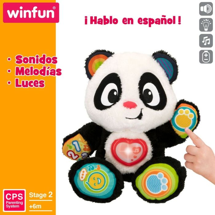 Juguete de bebé Winfun Oso Panda 27 x 33 x 14 cm (4 Unidades) 5
