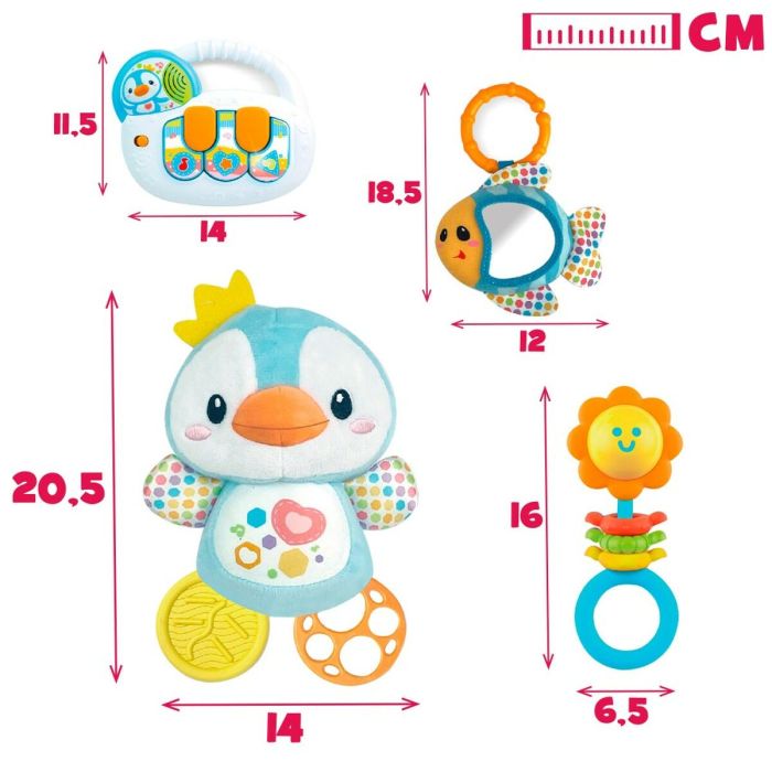 Set de Juguetes para Bebés Winfun 14 x 20,5 x 7,5 cm (4 Unidades) 1