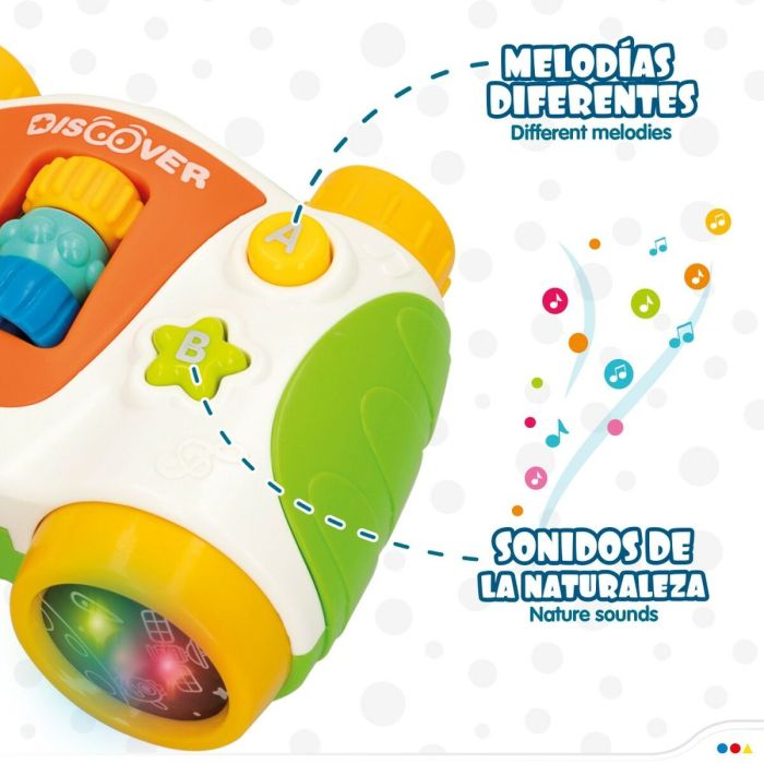 Juguete Interactivo para Bebés Colorbaby Prismáticos 13,5 x 6 x 10,5 cm (6 Unidades) 3