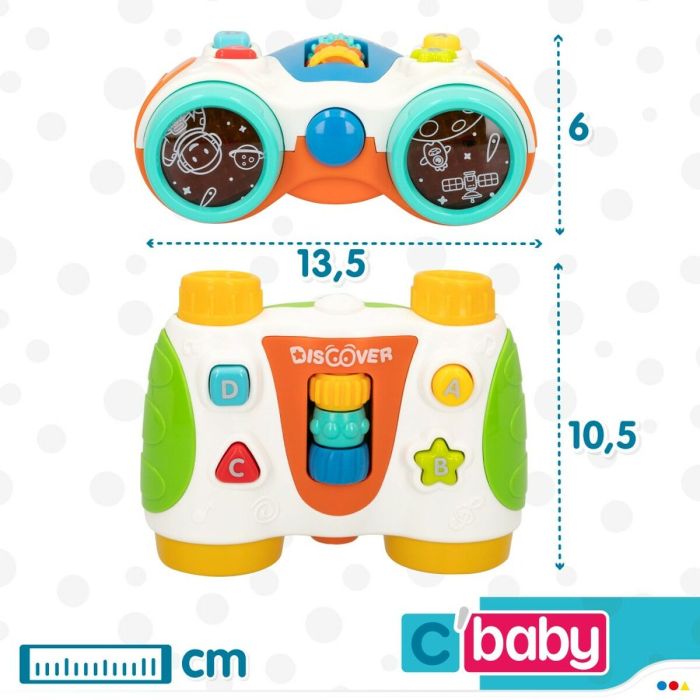 Juguete Interactivo para Bebés Colorbaby Prismáticos 13,5 x 6 x 10,5 cm (6 Unidades) 1