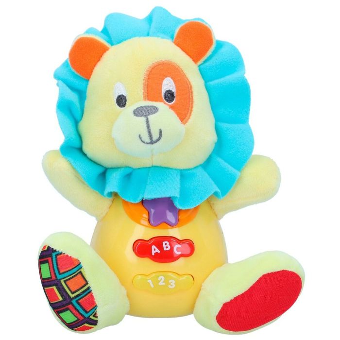 Peluche con Sonido Winfun León 15 x 15 x 9 cm (6 Unidades) 6