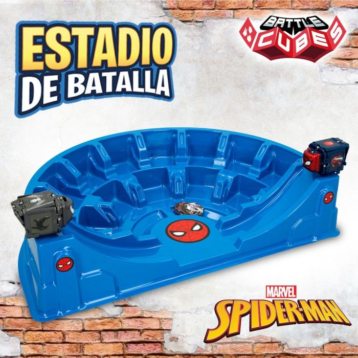 Estadio de batallas Spider-Man Battle Cubes 15 Piezas 42,5 x 9 x 28 cm (4 Unidades) 5