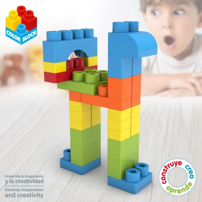 Juego de Construcción Color Block Basic Cubo 50 Piezas (6 Unidades) 4
