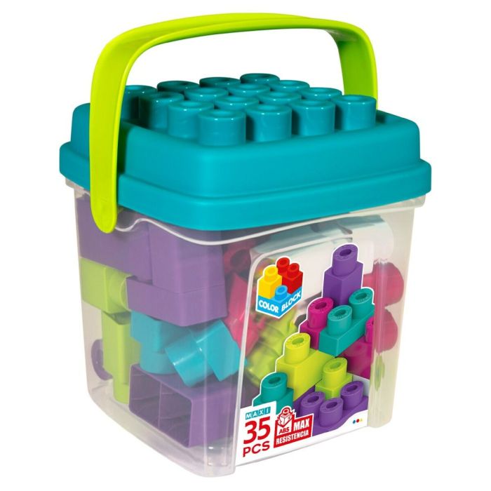 Juego de Construcción Color Block Trendy Cubo 35 Piezas (6 Unidades) 5