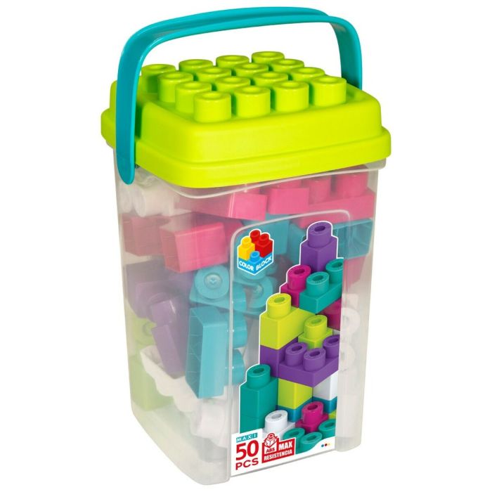Juego de Construcción Color Block Trendy Cubo 50 Piezas (6 Unidades) 5