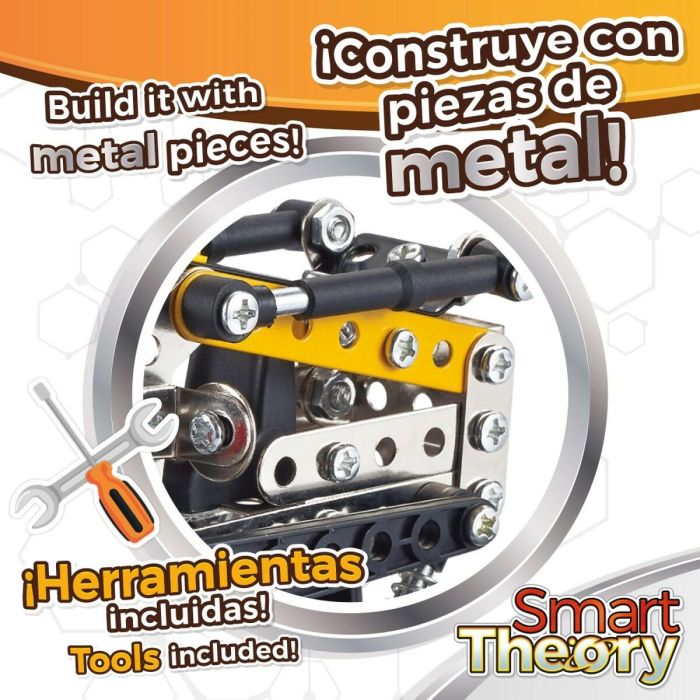 Juego de Construcción Colorbaby Smart Theory Mecano Monster Car Coche 201 Piezas (6 Unidades) 3