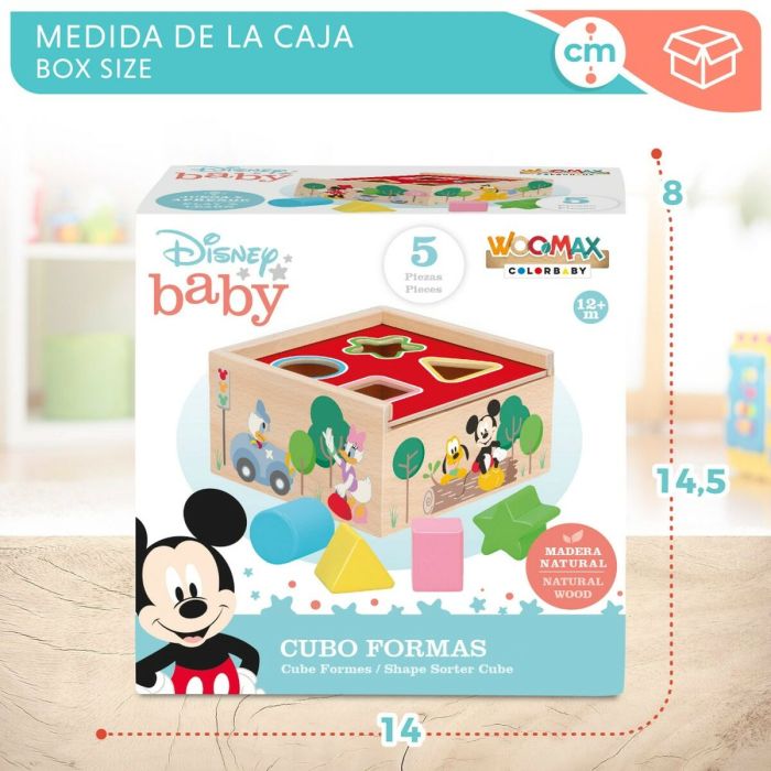 Puzzle Infantil de Madera Disney 5 Piezas 13,5 x 7,5 x 13 cm (6 Unidades) 1
