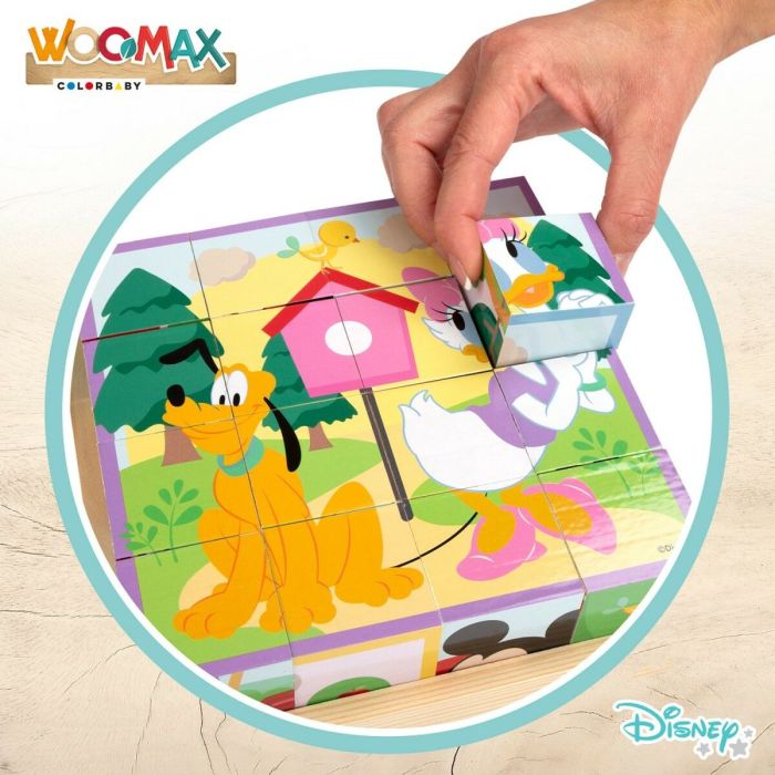 Puzzle Infantil de Madera Disney + 3 Años (6 Unidades) 5