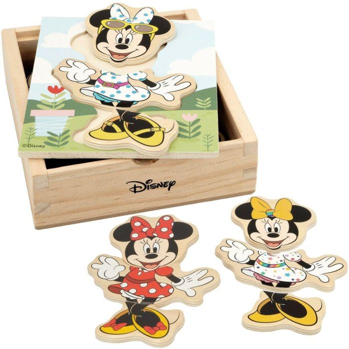 Puzzle Infantil de Madera Disney + 2 Años 19 piezas (12 Unidades) 1