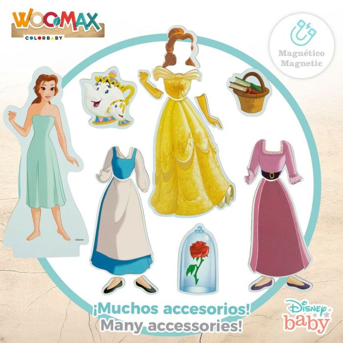 Figuras Princesses Disney 9 x 20,5 x 1,2 cm 45 Piezas 4 Unidades 4