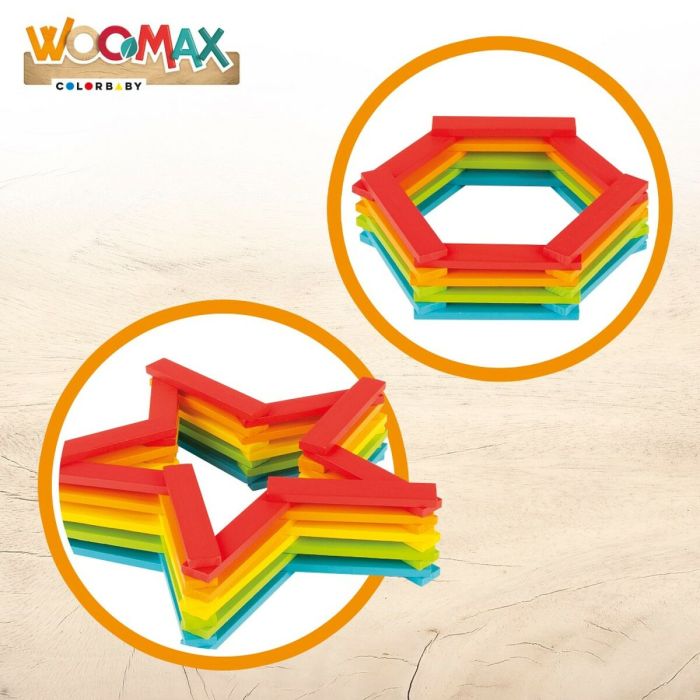 Juego de Construcción Woomax 100 Piezas 10 x 0,5 x 1,8 cm (6 Unidades) 4
