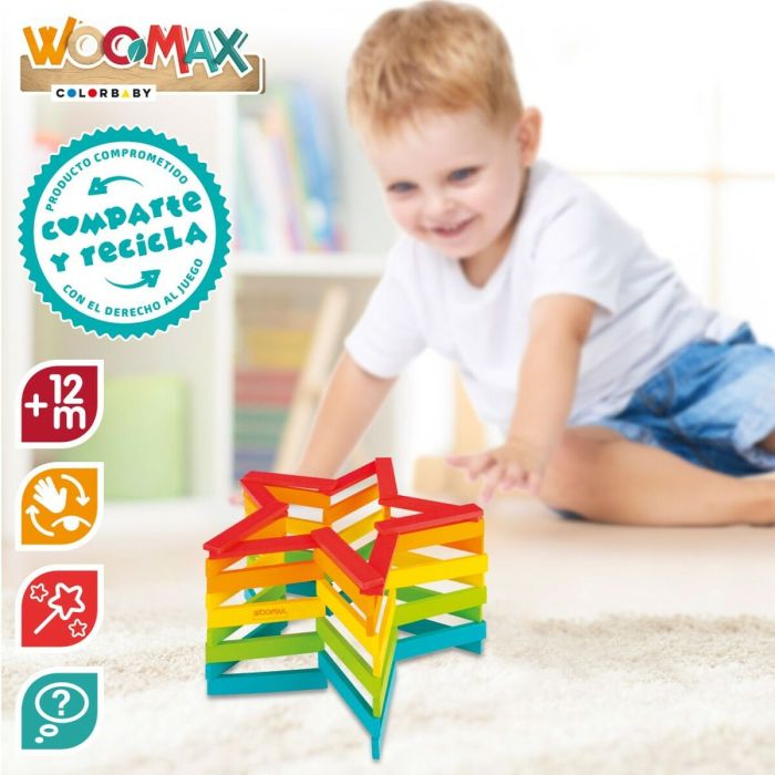 Juego de Construcción Woomax 100 Piezas 10 x 0,5 x 1,8 cm (6 Unidades) 3