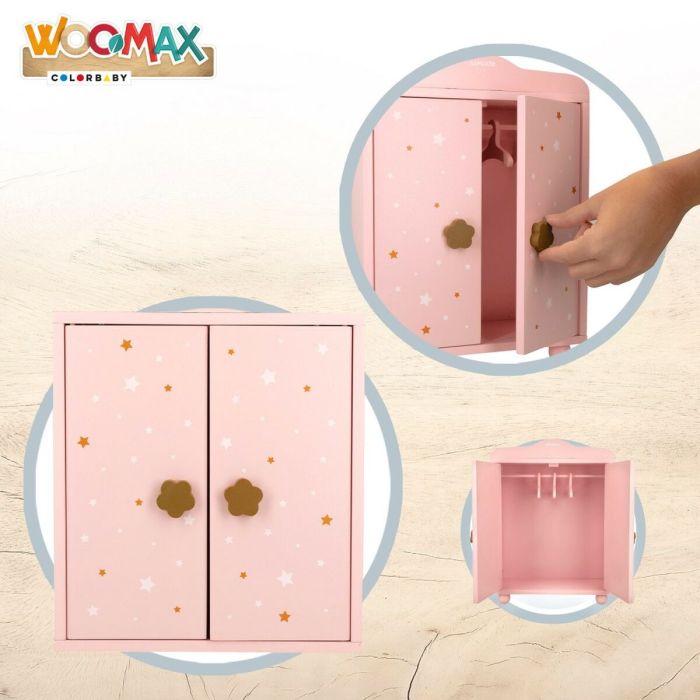 Armario Woomax Rosa Muñecas 2 Unidades 5 Armario Woomax Rosa Muñecas 2 Unidades 5