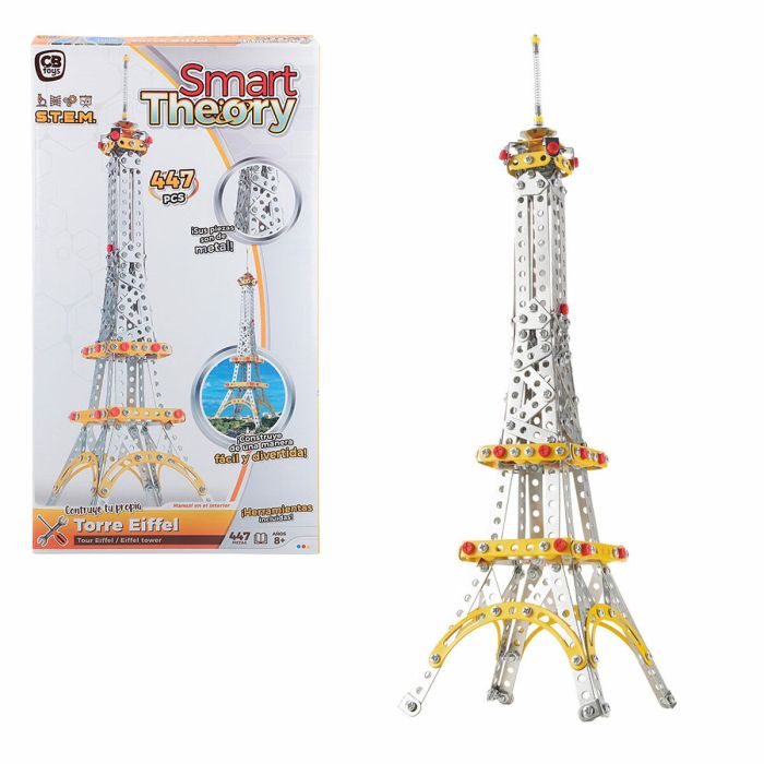 Juego de Construcción Colorbaby Tour Eiffel 447 Piezas (4 Unidades) 3