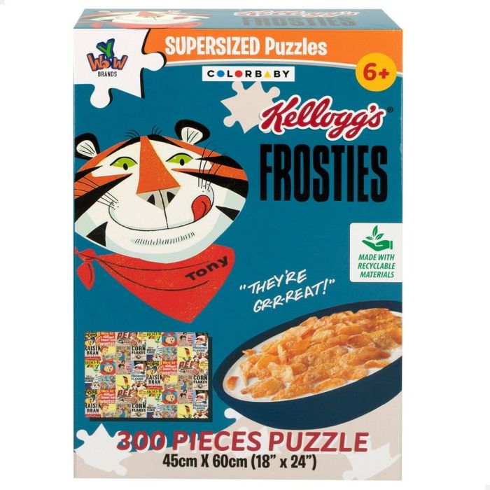 Puzzle Colorbaby Kellogg's Frosties 300 Piezas 6 Unidades 60 x 45 x 0,1 cm 4