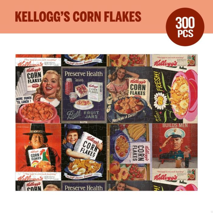 Puzzle Kellogg's Corn Flakes 300 Piezas 45 x 60 cm (6 Unidades) 3