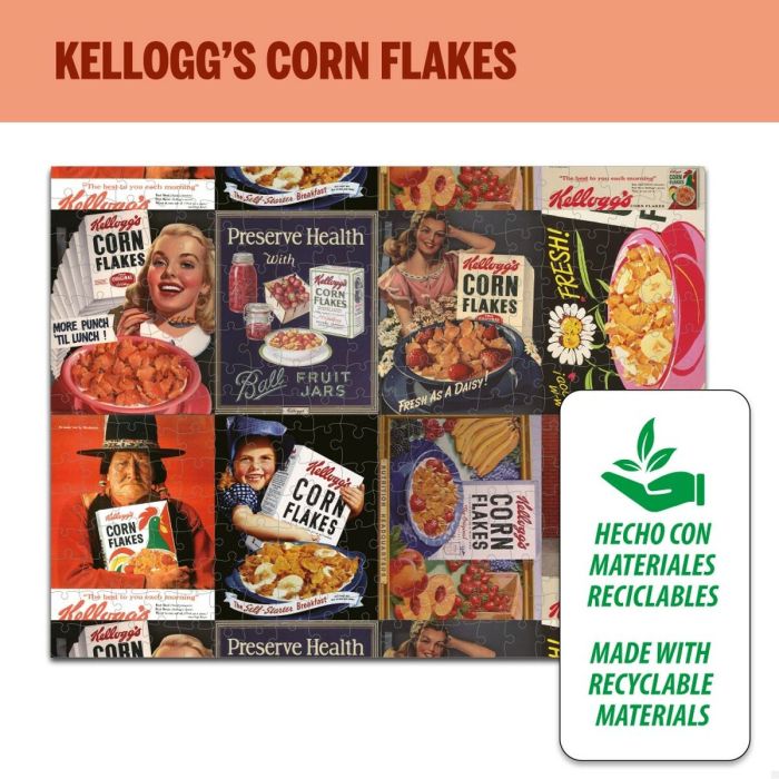 Puzzle Kellogg's Corn Flakes 300 Piezas 45 x 60 cm (6 Unidades) 2