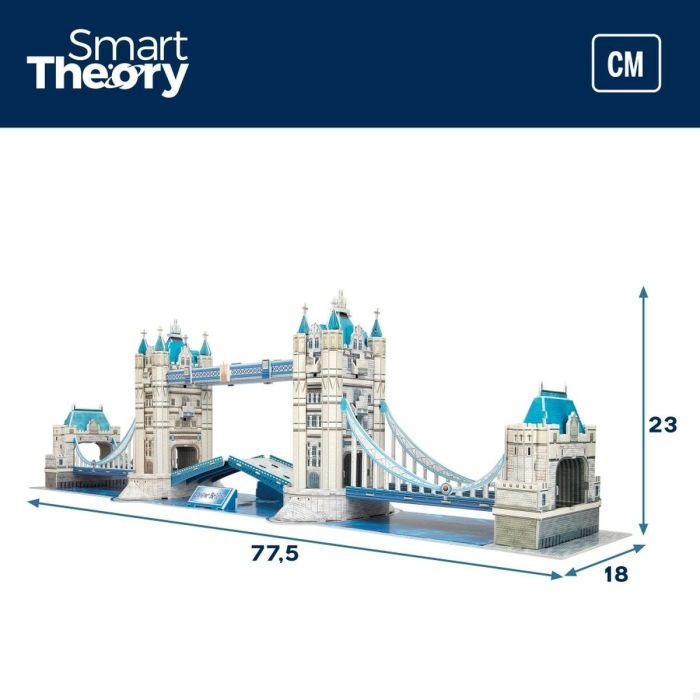 Puzzle 3D Colorbaby Tower Bridge 120 Piezas 77,5 x 23 x 18 cm (6 Unidades) 1