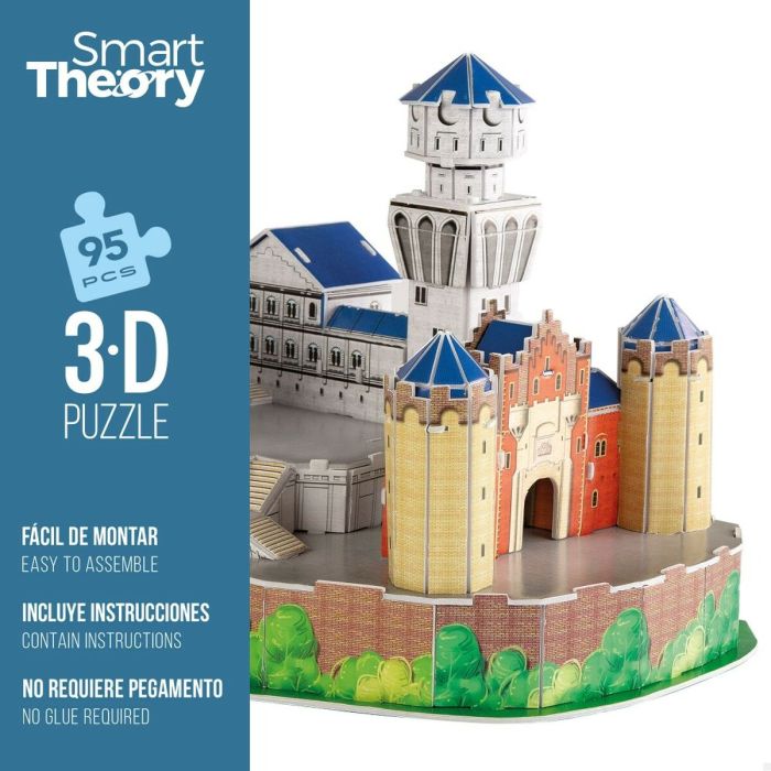 Puzzle 3D Colorbaby New Swan Castle 95 Piezas 43,5 x 33 x 18,5 cm (6 Unidades) 4