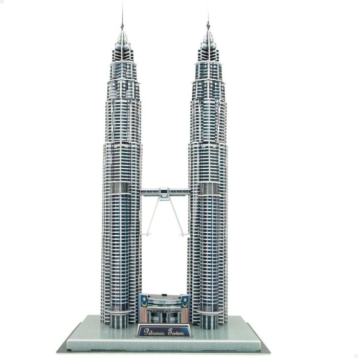Puzzle 3D Colorbaby Petronas Towers 27 x 51 x 20 cm (6 Unidades) 1