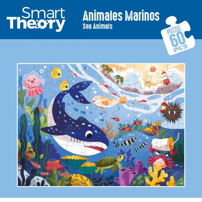 Puzzle Infantil Colorbaby Sea Animals 60 Piezas 60 x 44 cm (6 Unidades) 5