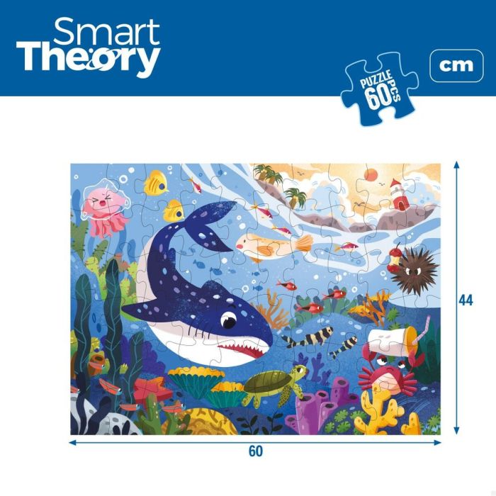 Puzzle Infantil Colorbaby Sea Animals 60 Piezas 60 x 44 cm (6 Unidades) 2