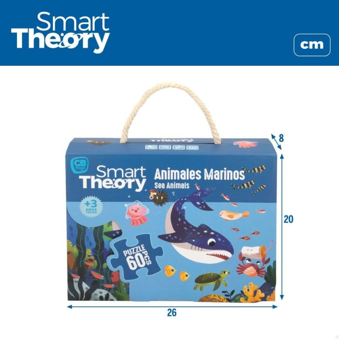 Puzzle Infantil Colorbaby Sea Animals 60 Piezas 60 x 44 cm (6 Unidades) 1