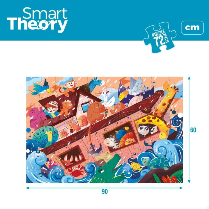 Puzzle Colorbaby Noah's Ark 72 Piezas 90 x 60 cm (6 Unidades) 2