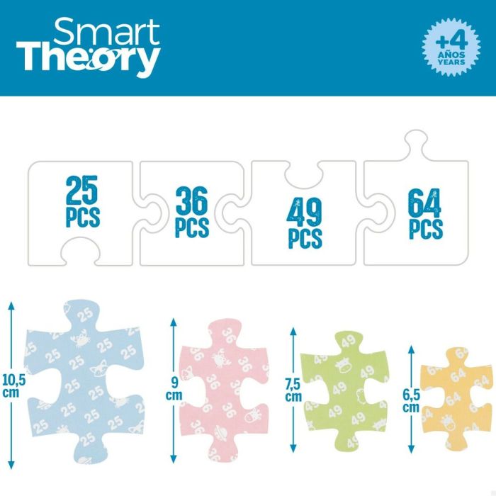 Puzzle Infantil Colorbaby Artic 4 en 1 174 Piezas 136 x 34 cm (6 Unidades) 4