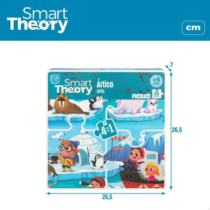 Puzzle Infantil Colorbaby Artic 4 en 1 174 Piezas 136 x 34 cm (6 Unidades) 1