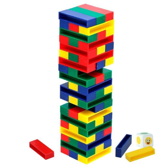 Bloques de Construcción Colorbaby 5 x 1 x 1,5 cm (12 Unidades) (61 Piezas) 6