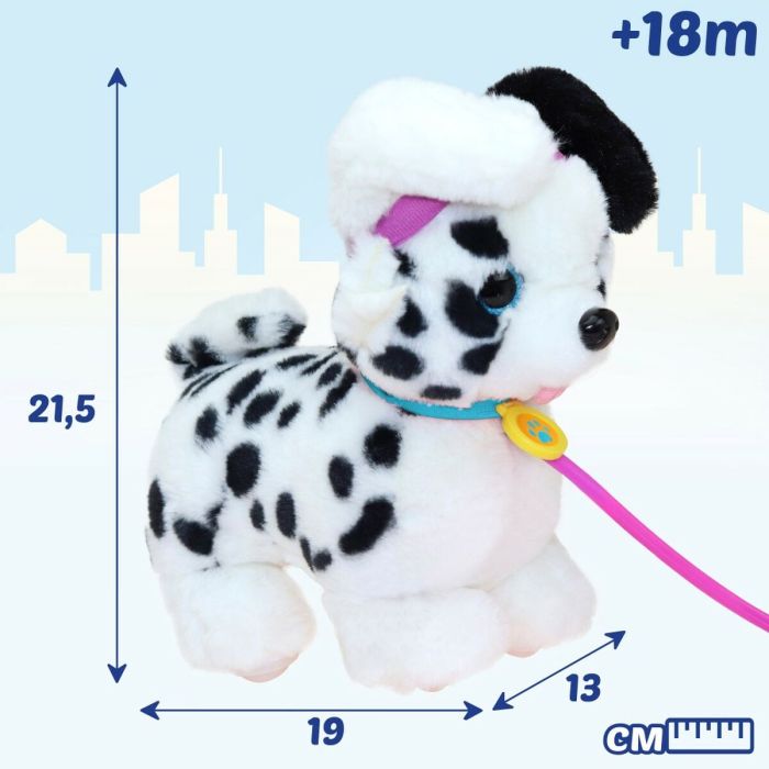 Mascota de Peluche Eolo Sprint Perro 19 x 21,5 x 13 cm Plástico (4 Unidades) 1