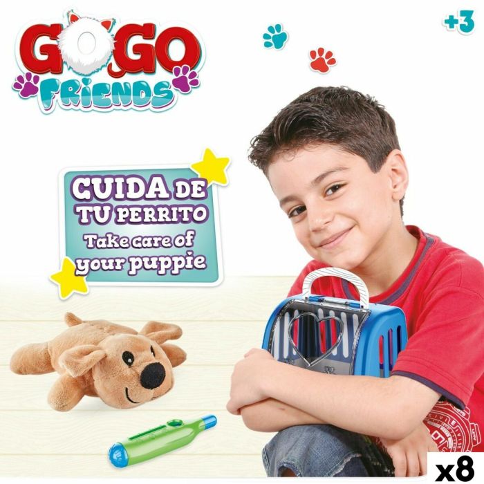 Mascota de Peluche GoGo Friends 18,5 x 15,5 x 13 cm (8 Unidades) 10