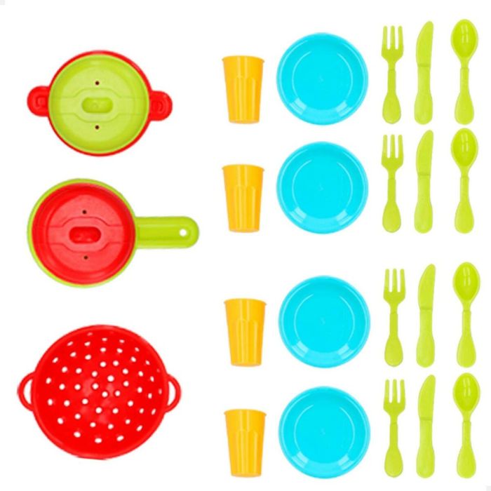 Set de Menaje Infantil Colorbaby Juguete Escurridor 26 Piezas (12 Unidades) 2