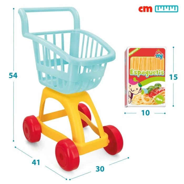 Carro de Compra Colorbaby My Home 4 Unidades 30 x 54 x 41 cm 1