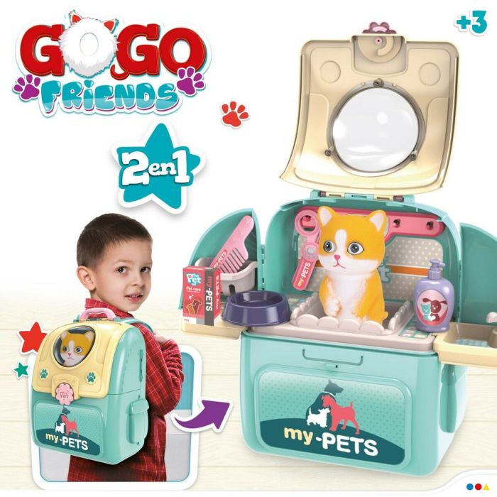 Mochila para Mascotas Colorbaby GoGo Friends Juguete 39,5 x 43 x 17 cm (6 Unidades) 5