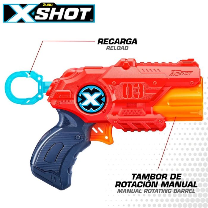 Pistola de Dardos Zuru X-Shot Excel MK3 17 x 12 x 4,5 cm 6 Unidades 4