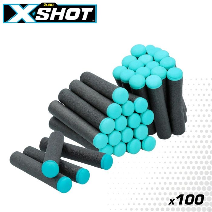 Dardos Zuru X-Shot 100 Piezas 1,3 x 6,7 x 1,3 cm (12 Unidades) 3